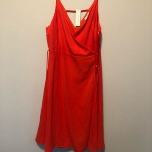 Sophie Rue Spaghetti strap wrap around dress